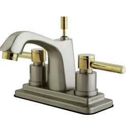 Hot Concord 4" Centerset Lavatory Faucet with Brass Pop-up and Two Handle 4" Center Set