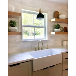Clearance Concord Deck Mount 8-Inch Widespread Kitchen Faucet with Brass Sprayer Widespread Kitchen Faucets|Faucets With Side Spray
