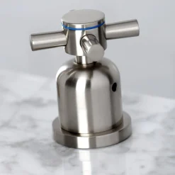 Online Concord Deck Mount Widespread Bathroom Faucet with Brass Pop-Up 8