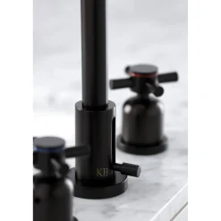 Online Concord Deck Mount Widespread Bathroom Faucet with Brass Pop-Up 8
