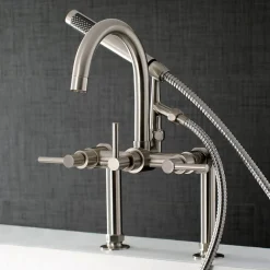 Hot Concord Deck Mount Tub Filler with Hand Shower Tub & Shower Sets|Tub Faucets