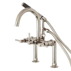 Hot Concord Deck Mount Tub Filler with Hand Shower Tub & Shower Sets|Tub Faucets