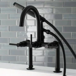 Hot Concord Deck Mount Tub Filler with Hand Shower Tub & Shower Sets|Tub Faucets