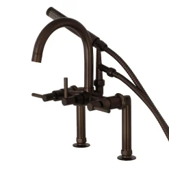 Hot Concord Deck Mount Tub Filler with Hand Shower Tub & Shower Sets|Tub Faucets