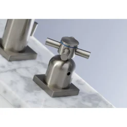 Discount Concord Fauceture Deck Mount 8-Inch Widespread Bathroom Faucet 8