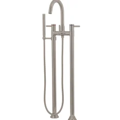 Concord Floor Mount Freestanding Tub Filler with Hand Shower Free Standing Tub Fillers|Tub Faucets