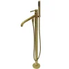 Online Concord Floor Mount Tub Filler with Hand Shower Free Standing Tub Fillers|Tub Faucets