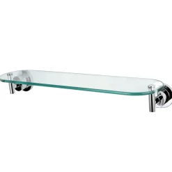 New Concord Glass Shelf in Polished Chrome Shelves