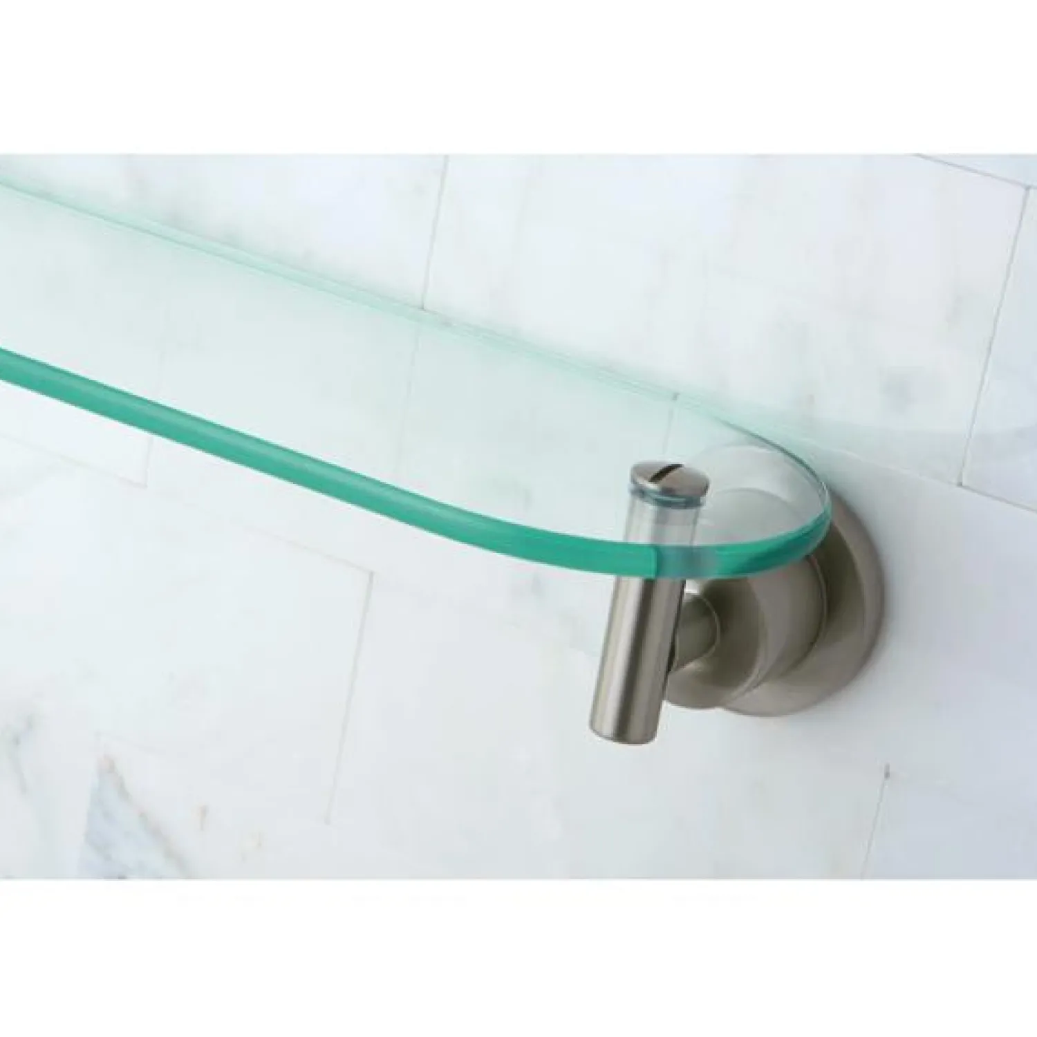 Best Concord Glass Shelf in Satin Nickel Shelves