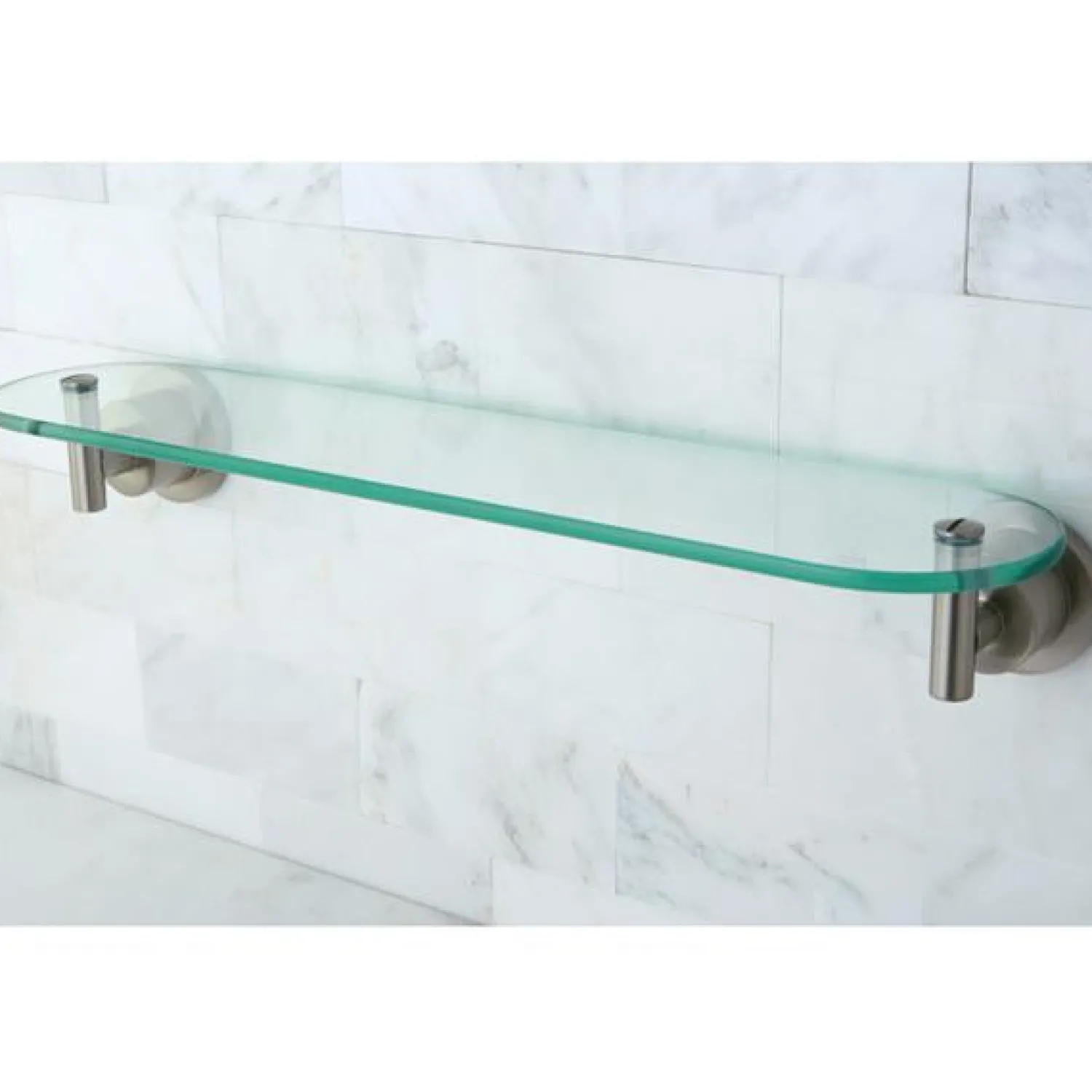 Best Concord Glass Shelf in Satin Nickel Shelves