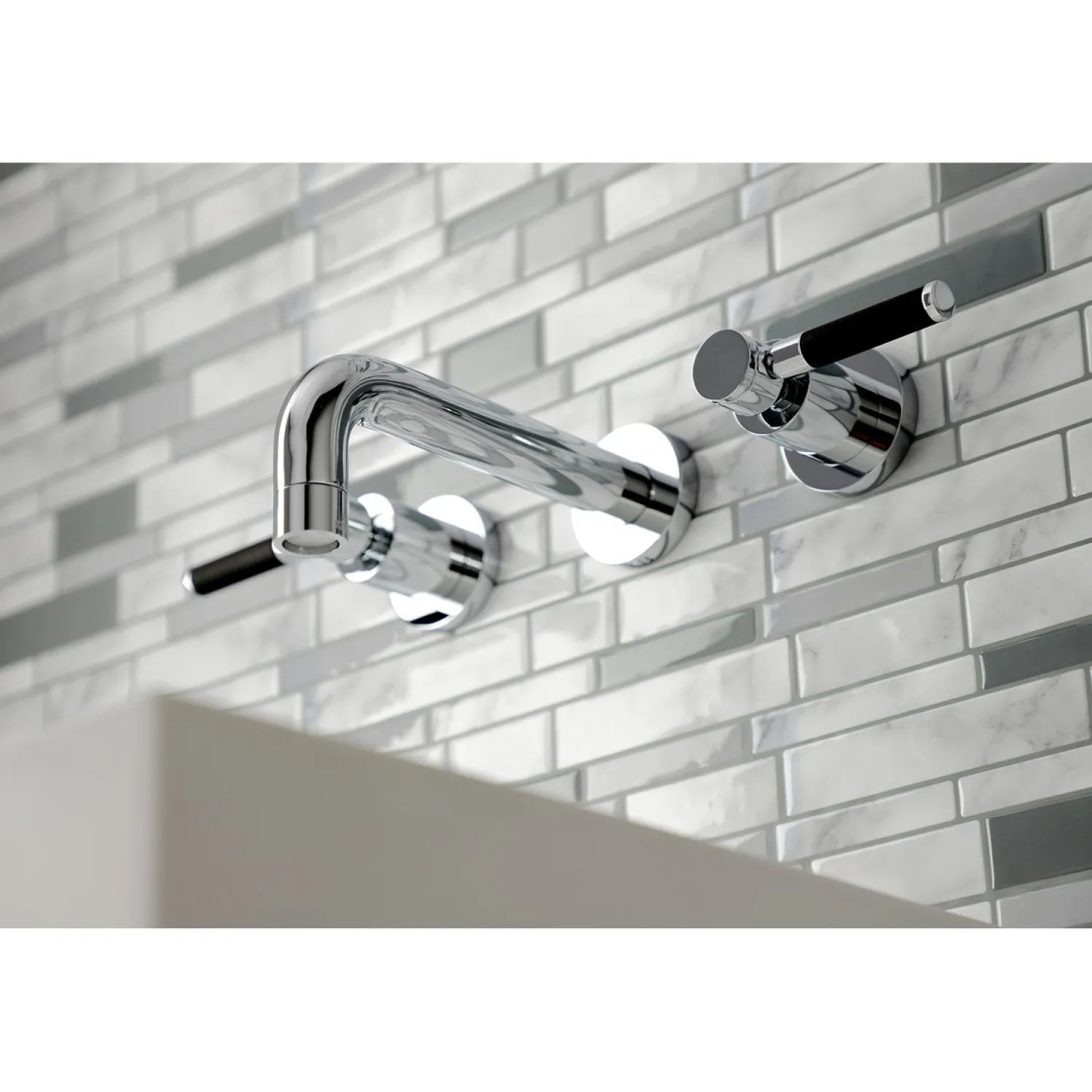 Outlet Concord 2-Handle Wall Mount Bathroom Faucet Wall Mount