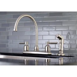 Outlet Concord 4-Hole Centerset Kitchen Faucet Faucets With Side Spray