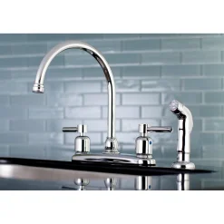 Outlet Concord 4-Hole Centerset Kitchen Faucet Faucets With Side Spray