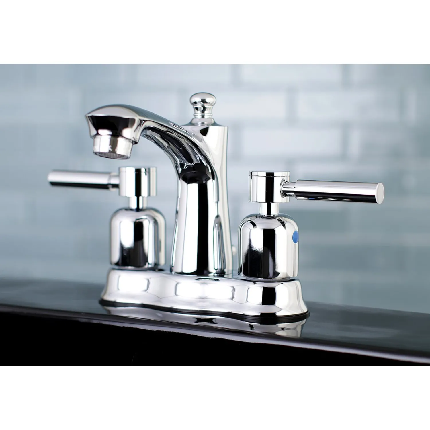 Concord 3-Hole Deck Mount 4-Inch Centerset Bathroom Faucet 4" Center Set
