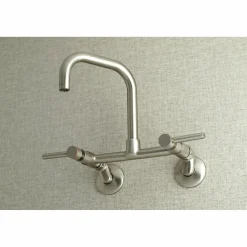 Clearance Concord 8-Inch Adjustable Center Wall Mount 2-Hole Kitchen Faucet Wall Mounted Kitchen Faucets