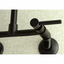 Clearance Concord 8-Inch Adjustable Center Wall Mount 2-Hole Kitchen Faucet Wall Mounted Kitchen Faucets