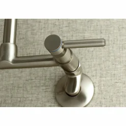 Clearance Concord 8-Inch Adjustable Center Wall Mount 2-Hole Kitchen Faucet Wall Mounted Kitchen Faucets