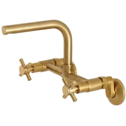Clearance Concord 8-Inch Adjustable Center Wall Mount Kitchen Faucet Wall Mounted Kitchen Faucets