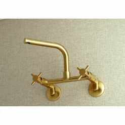 Clearance Concord 8-Inch Adjustable Center Wall Mount Kitchen Faucet Wall Mounted Kitchen Faucets