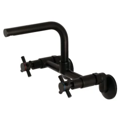 Clearance Concord 8-Inch Adjustable Center Wall Mount Kitchen Faucet Wall Mounted Kitchen Faucets