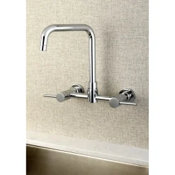 Concord 8-Inch Centerset Wall Mount Kitchen Faucet Wall Mounted Kitchen Faucets