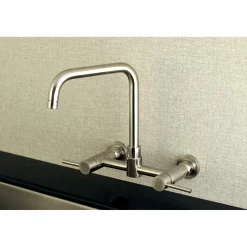 Concord 8-Inch Centerset Wall Mount Kitchen Faucet Wall Mounted Kitchen Faucets