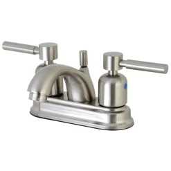 New Concord 4-Inch Centerset 3-Hole Bathroom Faucet with Retail Pop-Up 4