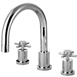 New Concord Modern Two Handle Roman Tub Filler Tub Faucets