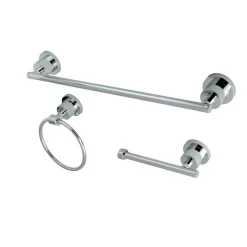 Concord 3-Piece 18" x 7.38" Bathroom Accessories Set Accessory Packages