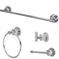 Hot Concord 4-Piece Bathroom Accessory Set Accessory Packages