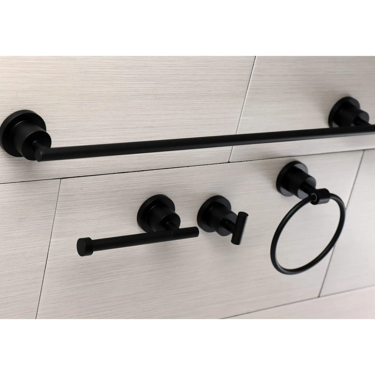 Hot Concord 4-Piece Bathroom Accessory Set Accessory Packages