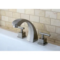 Hot Concord Roman Tub Filler in Satin Nickel Tub Faucets