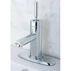 Concord Single Handle Lavatory Faucet with Cover Plate 4