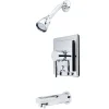 Best Concord Single Handle Tub and Shower Faucet in Polished Chrome Tub & Shower Sets