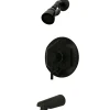 Hot Concord Single Handle Tub and Shower Faucet in Oil Rubbed Bronze Tub & Shower Sets