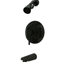 Hot Concord Single Handle Tub and Shower Faucet in Oil Rubbed Bronze Tub & Shower Sets