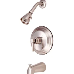 Online Concord Single Handle Tub and Shower Faucet in Satin Nickel Tub & Shower Sets
