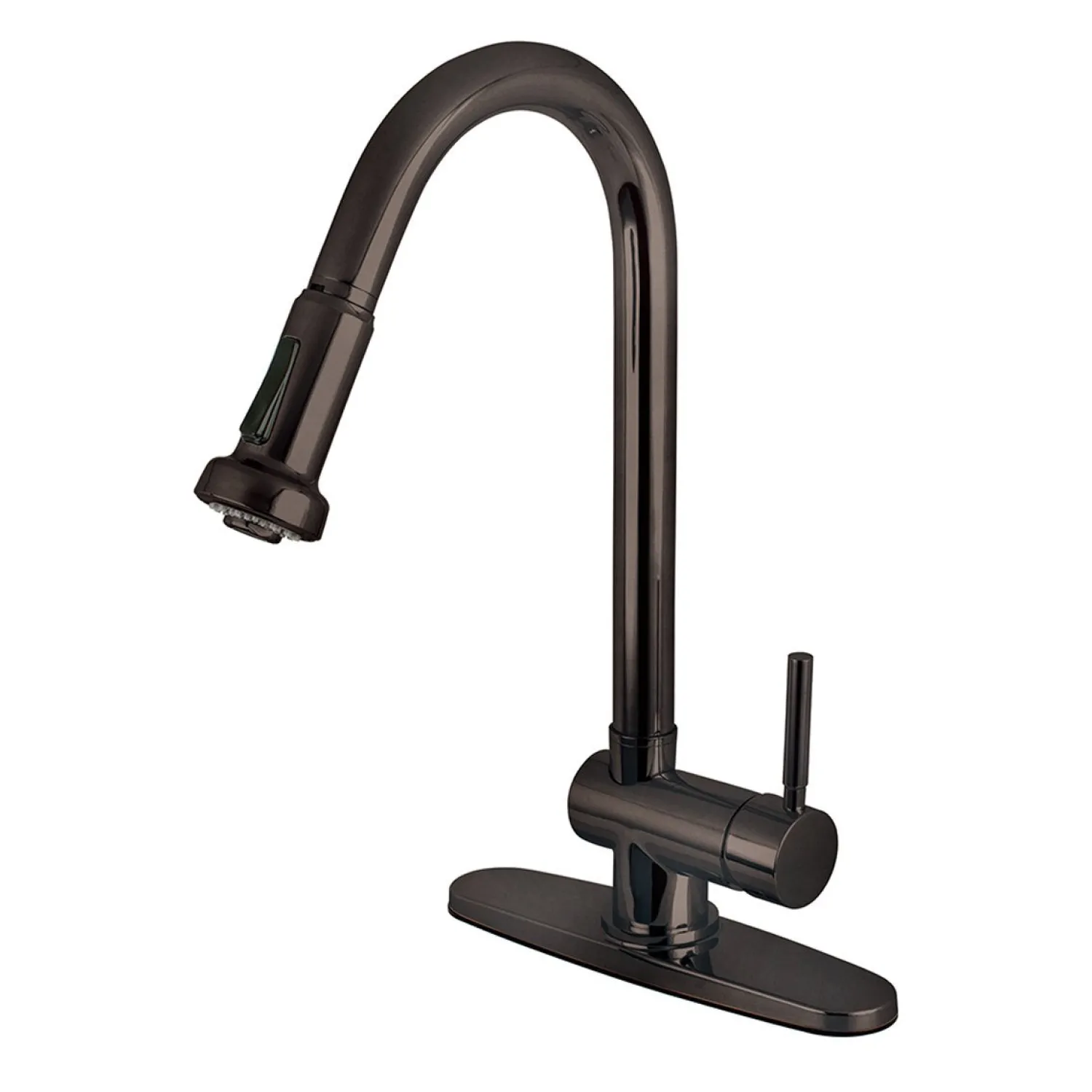 Concord Single Handle Kitchen Faucet with Pull-Down Sprayer Single Hole