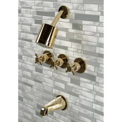 Concord Three Handles Tub and Shower Faucet Tub & Shower Sets|Tub Faucets