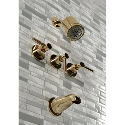 Best Concord Three-Handle Tub and Shower Faucet Tub & Shower Sets|Tub Faucets