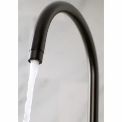 New Concord Two-Handle 4-Hole Bridge Kitchen Faucet with Brass Side Sprayer Faucets With Side Spray|Bridge Faucets