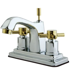 Clearance Concord Two Handle Centerset Lavatory Faucet with Brass Pop-up 4