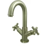 New Concord Two Handle 4" Centerset Lavatory Faucet with Push-Up and Optional Deck Plate 4" Center Set
