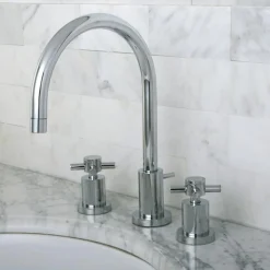 Best Concord Two Handle Widespread Lavatory Faucet with Brass Pop-up 8