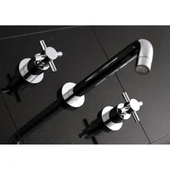 Concord Two Handles Wall Mount Roman Tub Faucet Tub Faucets
