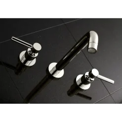Clearance Concord Two-Handle Wall Mount Roman Tub Faucet Tub Faucets