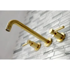 Clearance Concord Two-Handle Wall Mount Roman Tub Faucet Tub Faucets