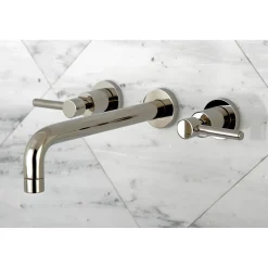 Clearance Concord Two-Handle Wall Mount Roman Tub Faucet Tub Faucets