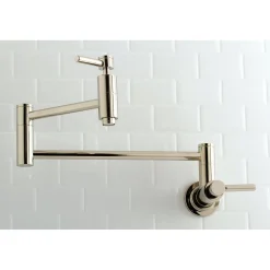 Online Concord Wall Mount Single Hole Pot Filler Kitchen Faucet Wall Mounted Kitchen Faucets|Single Hole