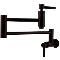 Online Concord Wall Mount Single Hole Pot Filler Kitchen Faucet Wall Mounted Kitchen Faucets|Single Hole